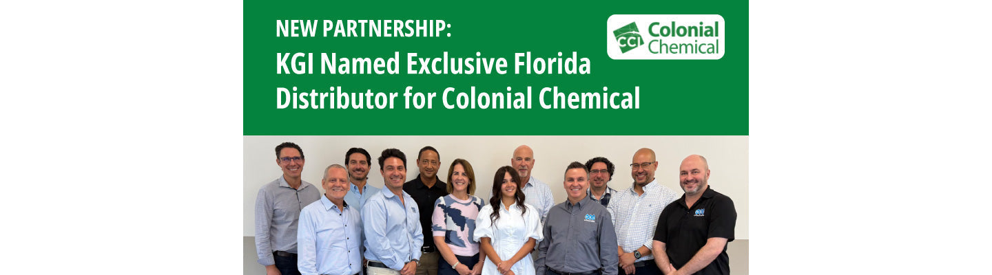 KGI Named Exclusive Florida Distributor for Colonial Chemical