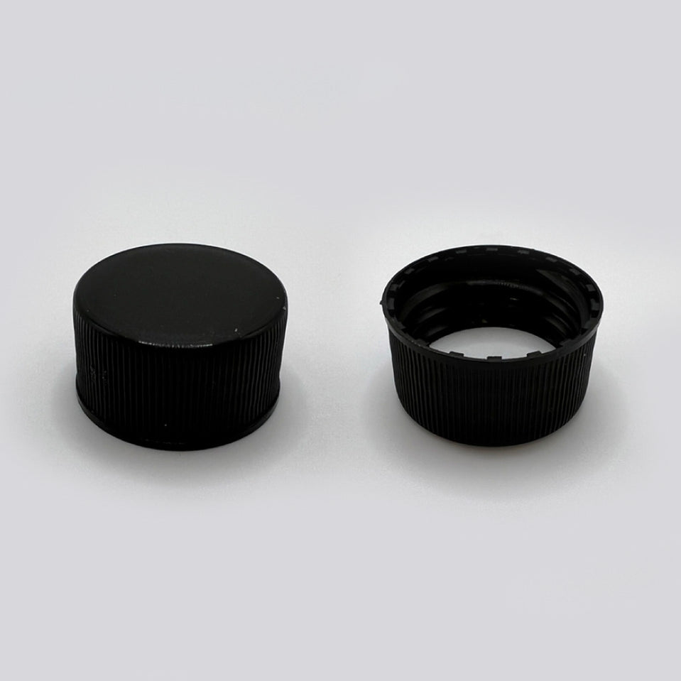 18-400 Black PP Continuous Thread Closure with Foam Liner — K.G ...