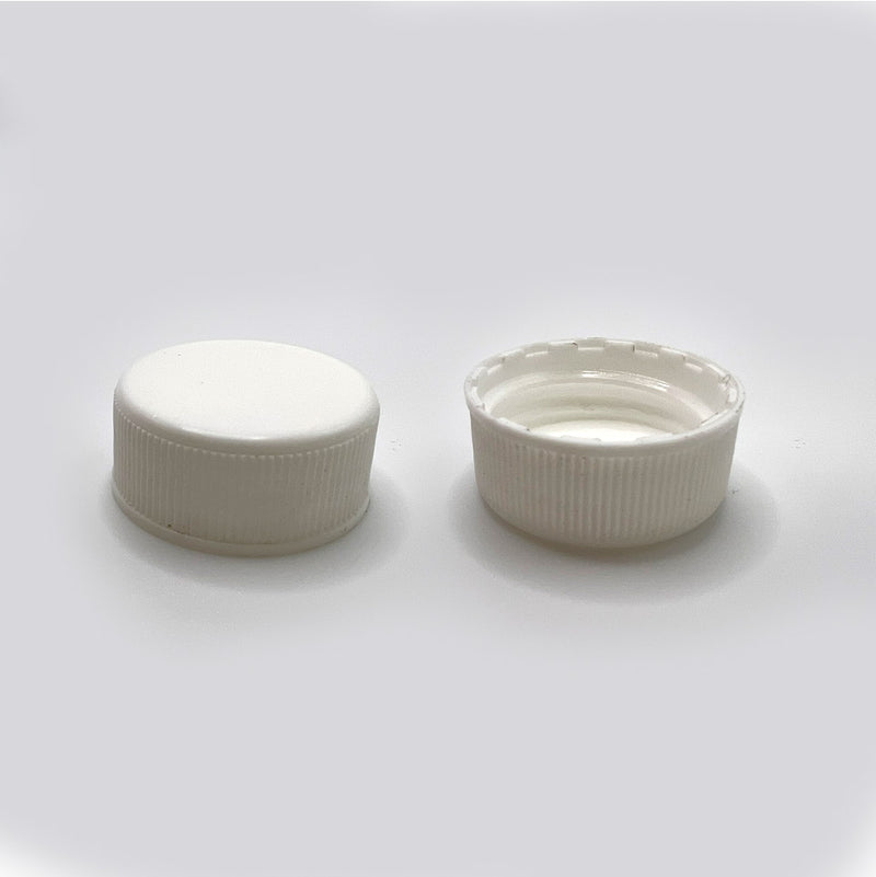 22-400 White PP Continuous Thread Closure with Foam Liner