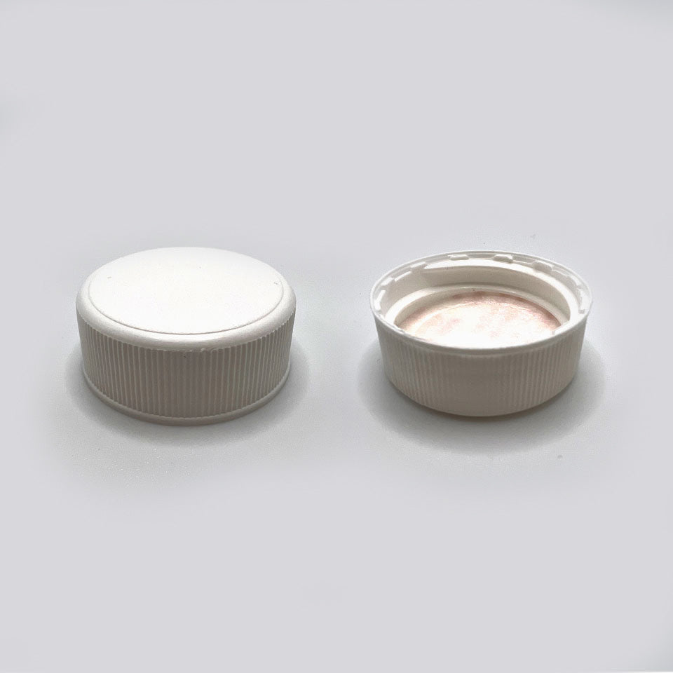 28-400 White PP Continuous Thread Closure with Pressure Sensitive Line ...