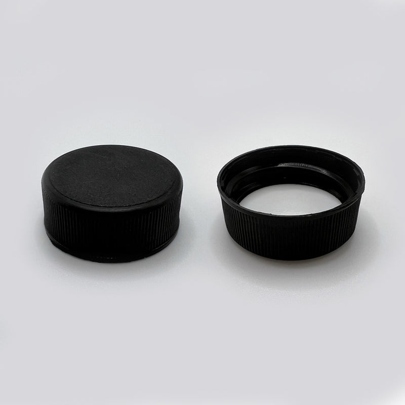28-400 Black PP Continuous Thread Closure with Heat Induction Liner