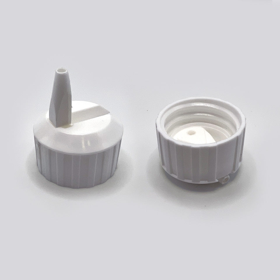 28-400 White PP Flip Spout Dispensing Closure– K.G. International