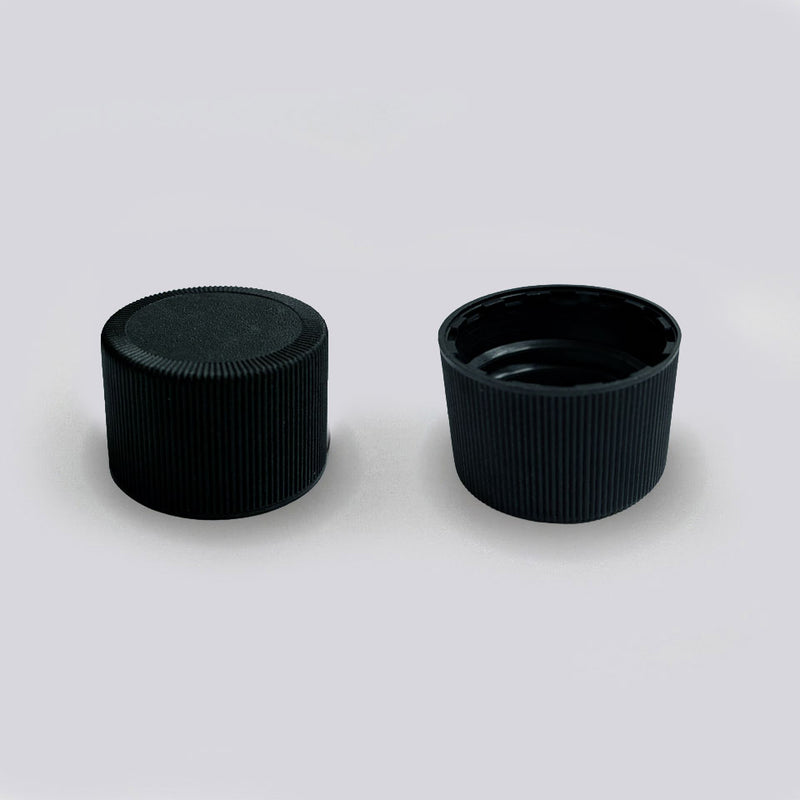 24-410 Black PP Continuous Thread Closure with Foam Liner
