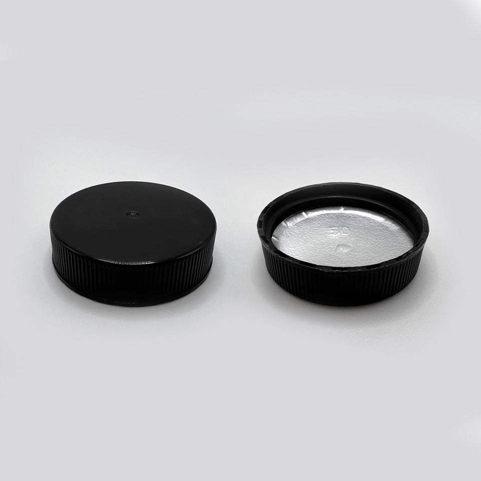 38-400 Black PP Continuous Thread Closure with Heat Induction Liner– K ...