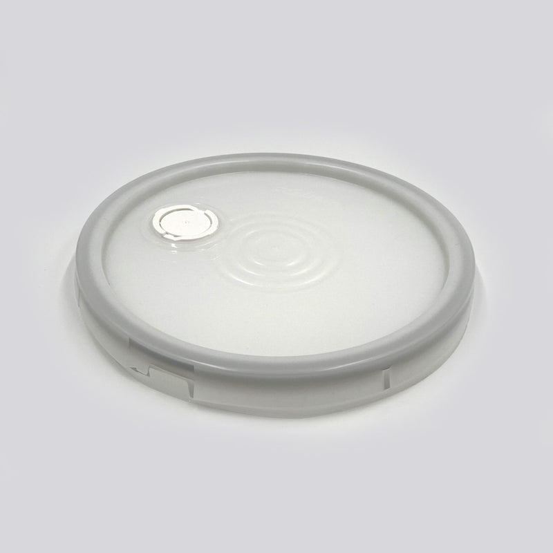 Natural HDPE Lid with Pour Spout for 5 gal. HDPE Pail