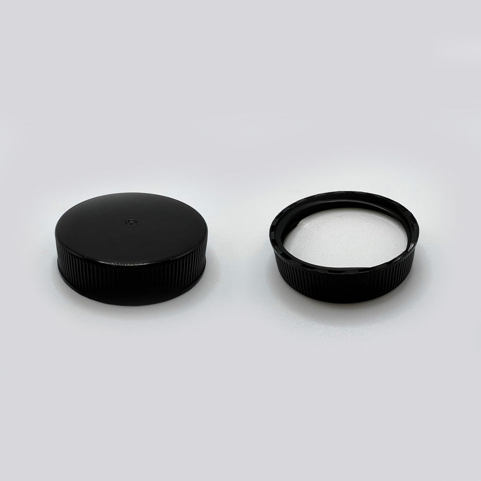 38-400 Black PP Continuous Thread Closure with Pressure Sensitive Line ...