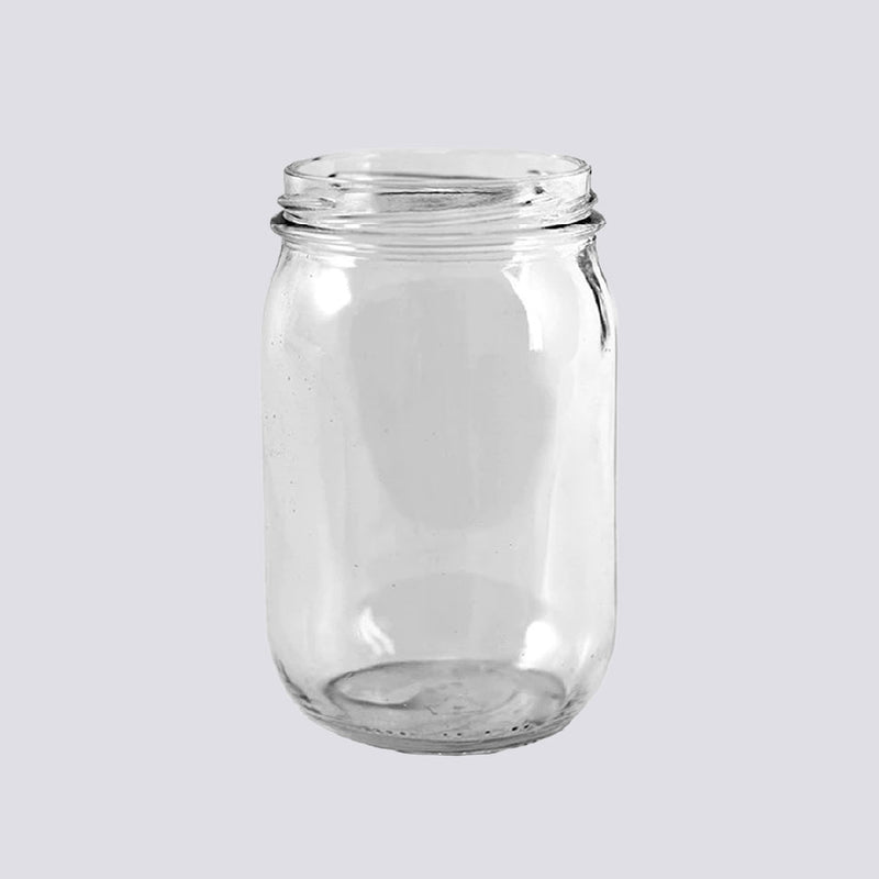16 oz. Clear Glass Economy Jar