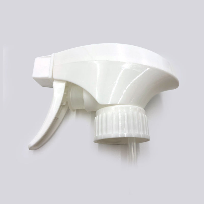 28-400 White 2-Finger Wide Trigger Sprayer with 9.875" Dip Tube