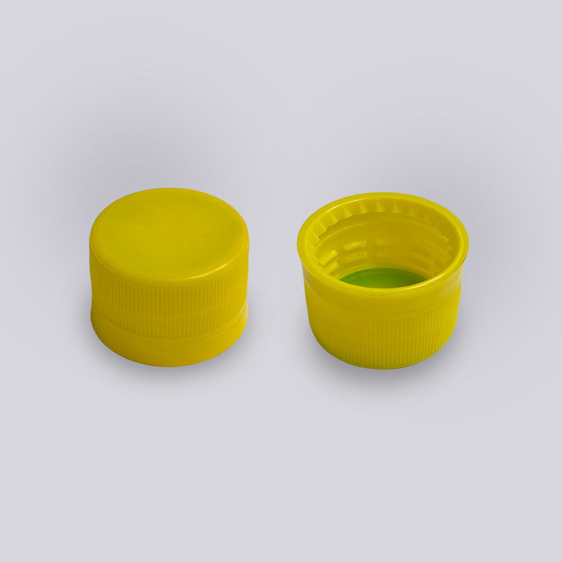 28mm PCO (1881) Yellow PP Tamper Evident Closure with EVA Liner