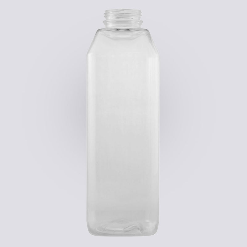 32 oz. PET Beverage Square Bottle, 38mm DBJ