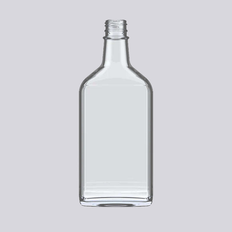 375ml Flask Liquor Glass Bottle