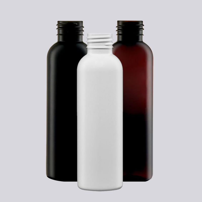 4 oz. PET Cosmo / Bullet Round Bottle, 24-410