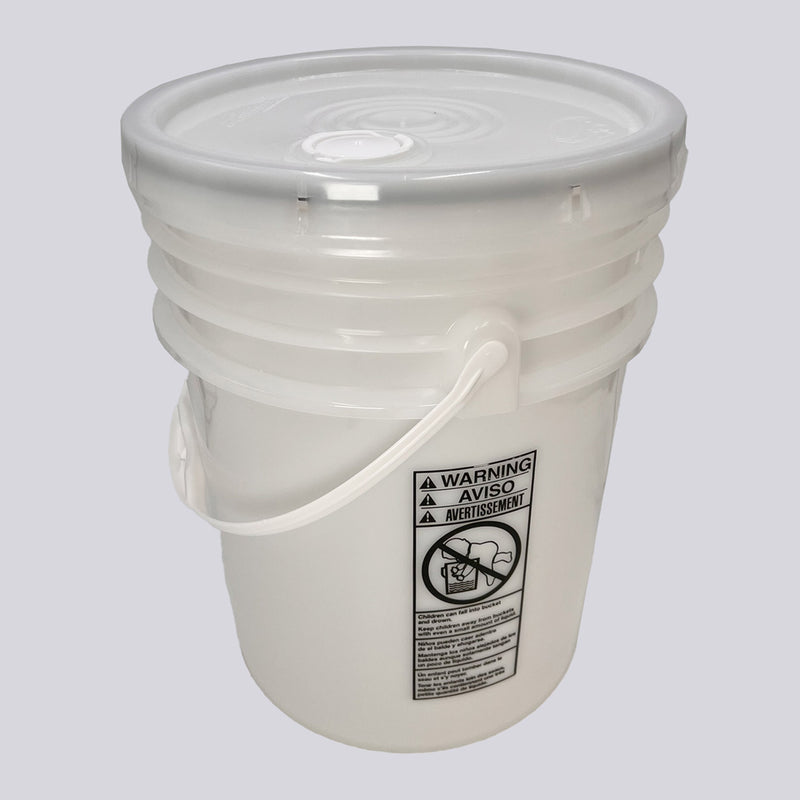 Natural HDPE 5 gal. Pails and Lids with Pour Spout (90 mil), 120/pallet